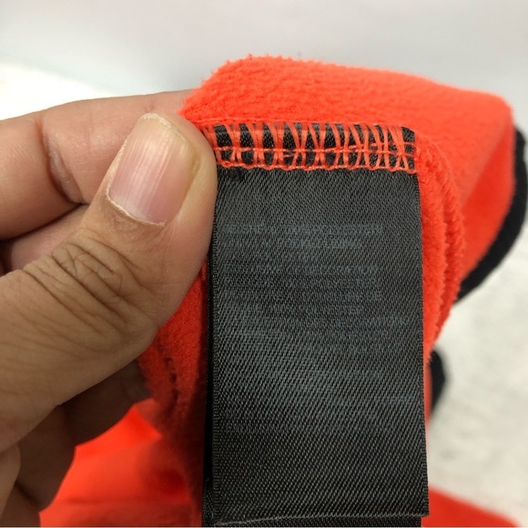 THE NORTH FACE Fleece Jacket orange & black full zippered - Picture 8 of 10